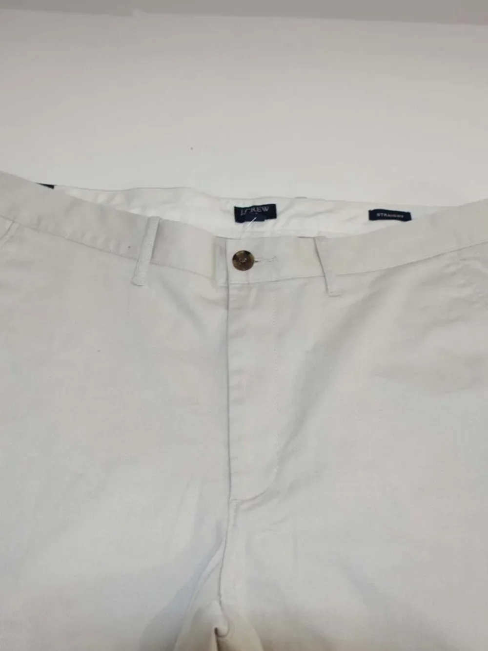 J. Crew Men's Straight Fit Flex Chino Pants 36 x 30 NWT Beige Cotton Style H3186